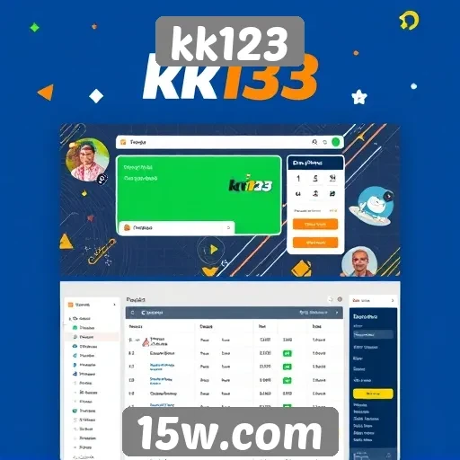 análise da interface do usuário no site kk123